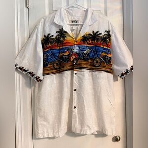 Ky’s Hawaiian Men's Casual Button Down Shirt
